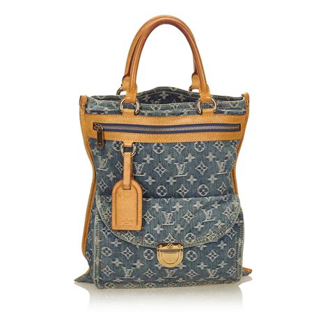 louis vuitton denim sac plat|louis vuitton sac riveting.